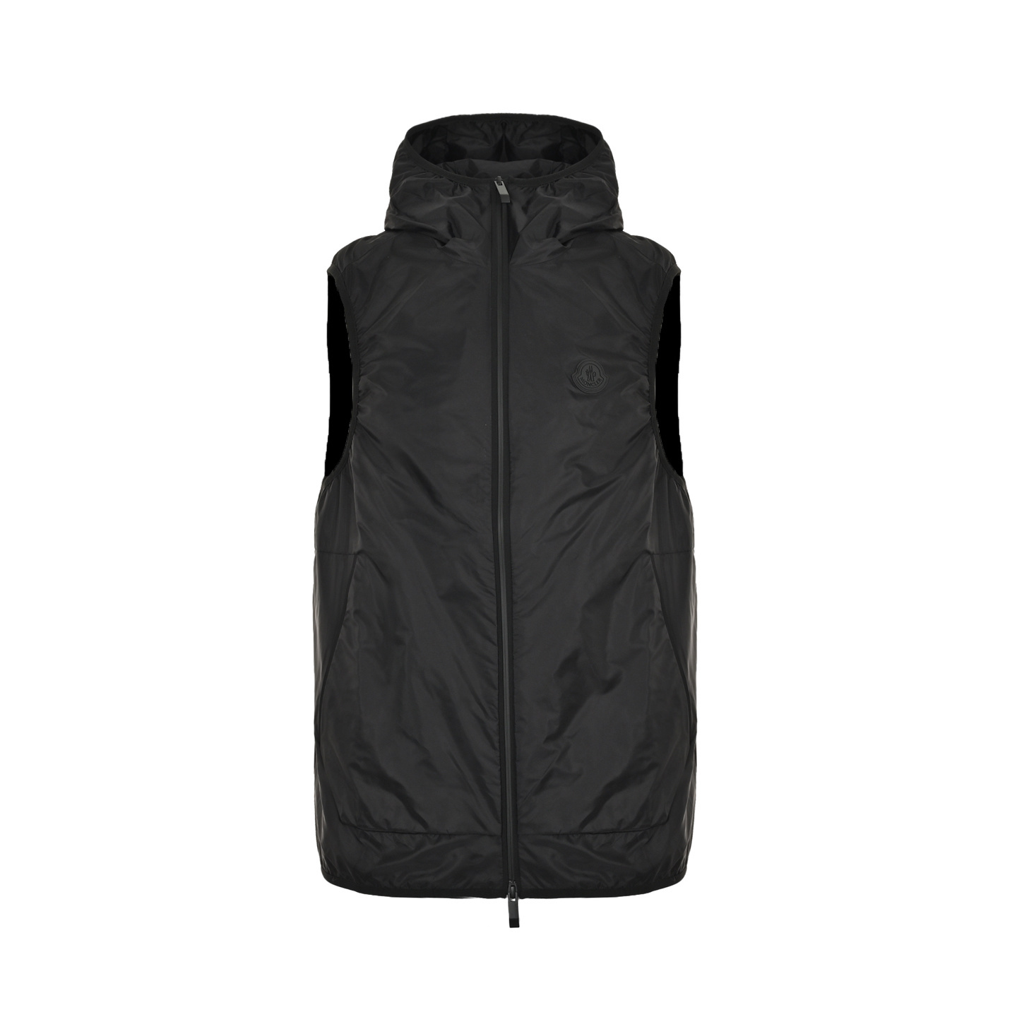 Moncler 25SS reflective print hooded vest