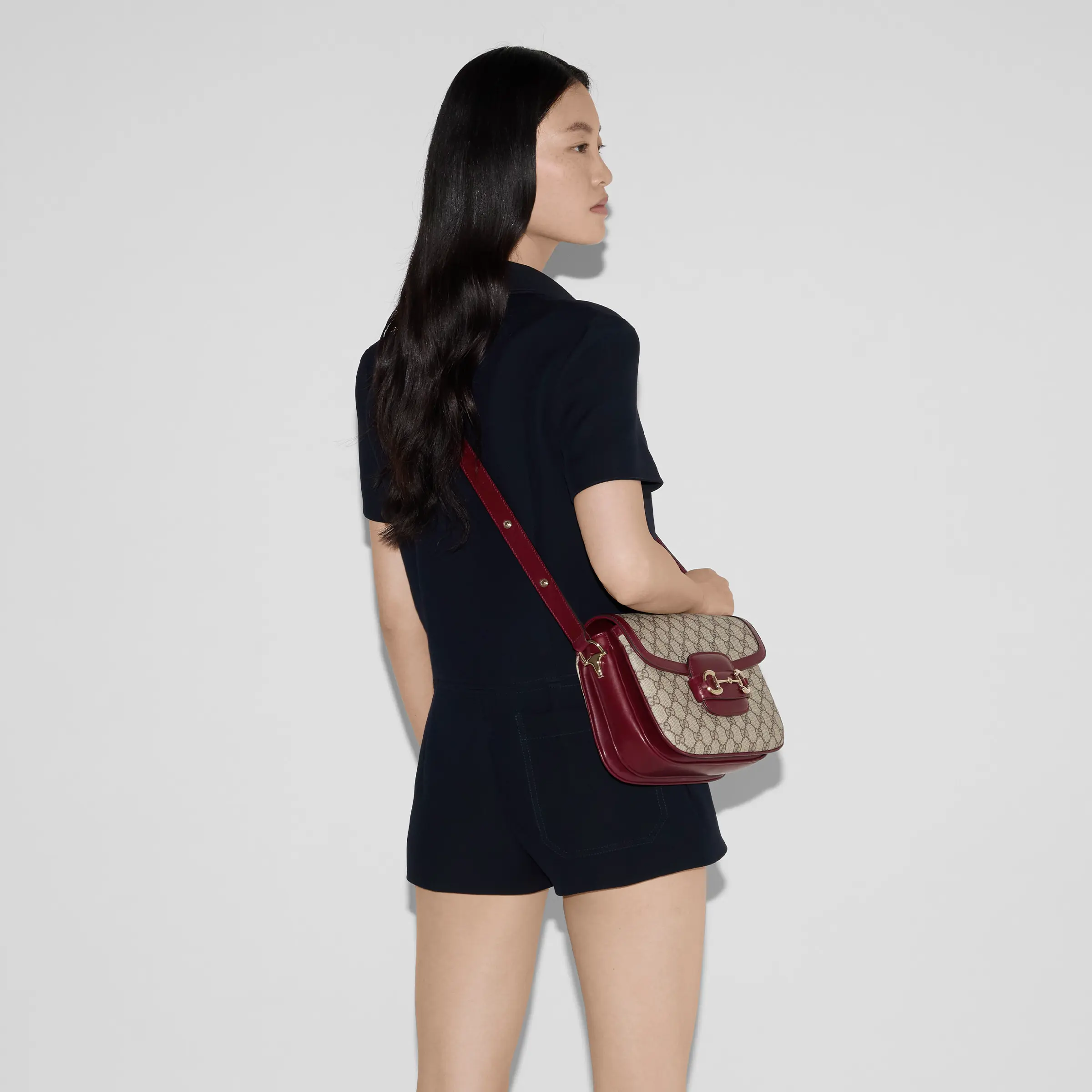 Gucci Horsebit 1955 soft medium shoulder bag815178FAD6M8759