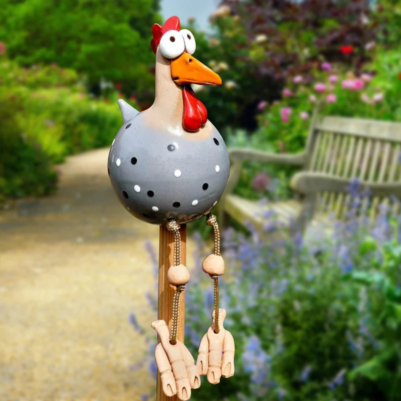🔥Last Day 50% OFF🔥Funny Chickens Statues-Chicken Fence Decoration📦BUY 2 GET FREE SHIPPING NOW