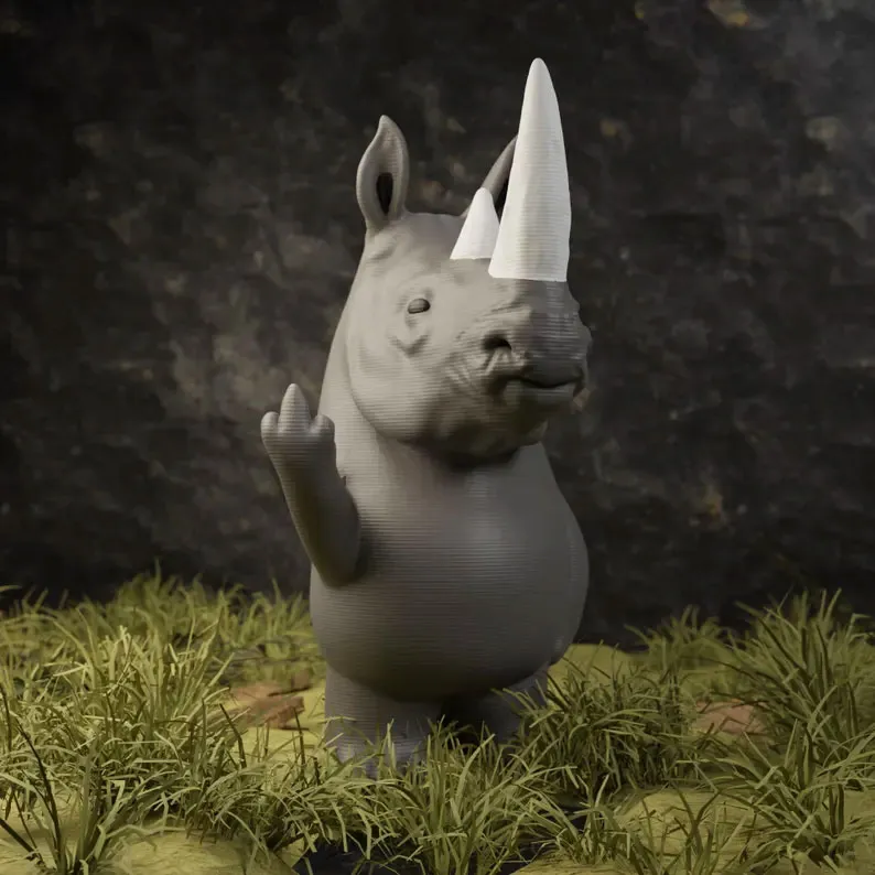 Funny Animal Desktop Statue