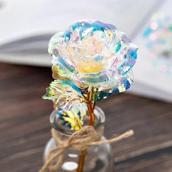 🎁A lovely GIFT! 💐Colorful Crystal Rose（Last day of special sale）