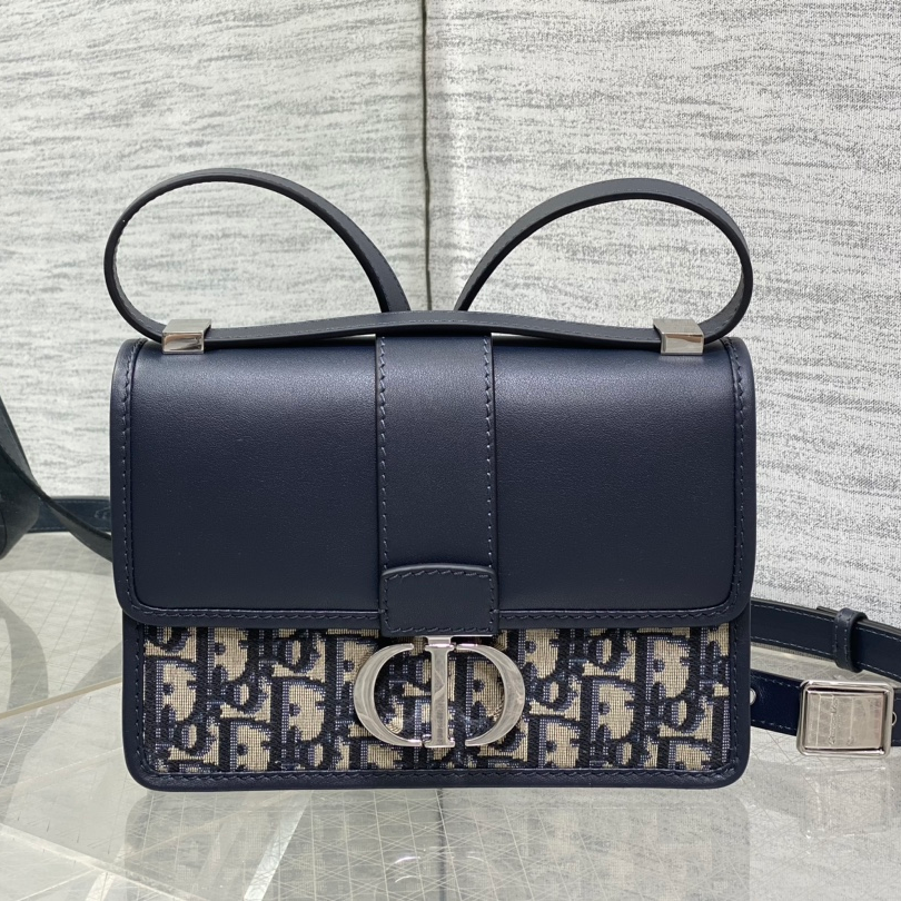 Dior Montaigne 30 East West leather shoulder strap bag