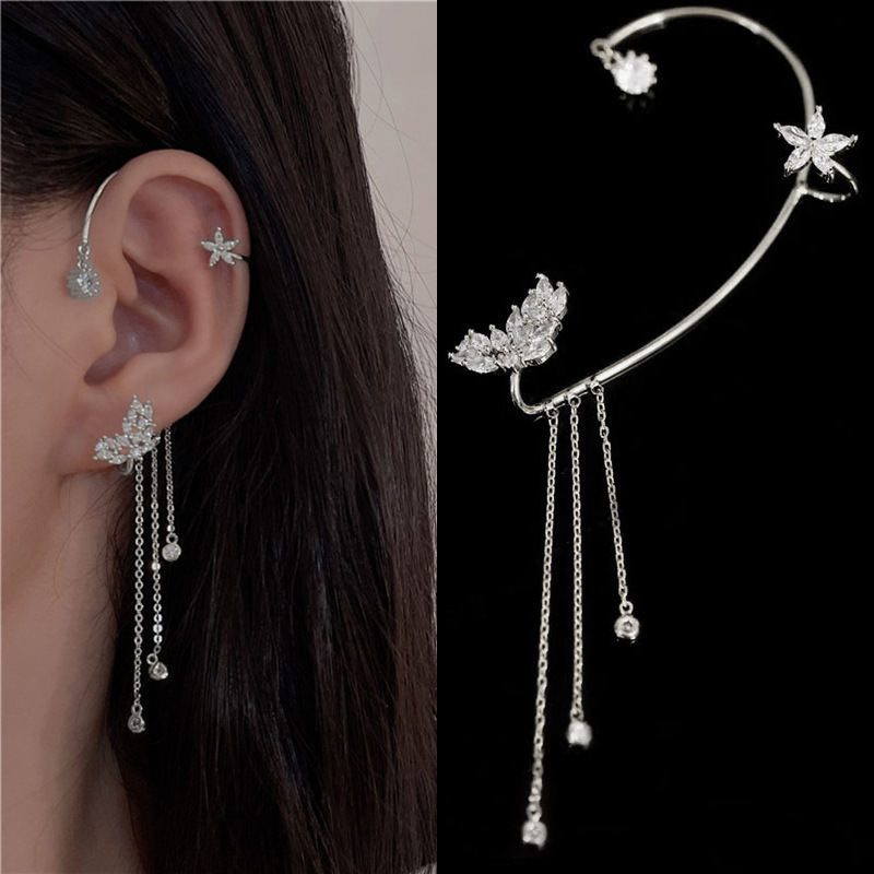🔥Last Day 50% OFF🔥✨2023 New Release! Butterfly Tassel Style Zircon Earrings