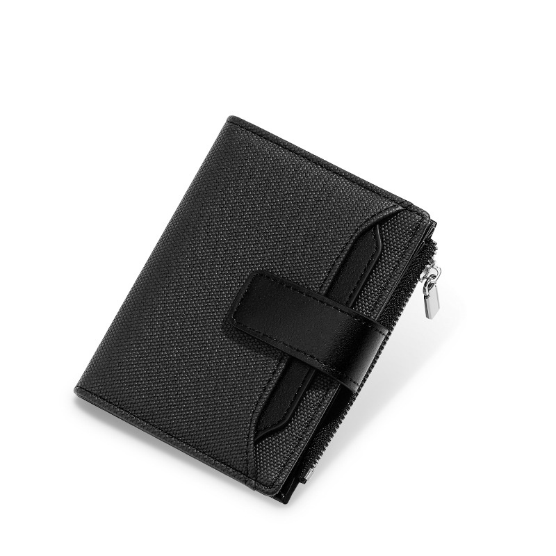 🔥Last Day 50% OFF🔥Small Wallet Leather RFID Blocking Bifold Zipper Pocket Wallet