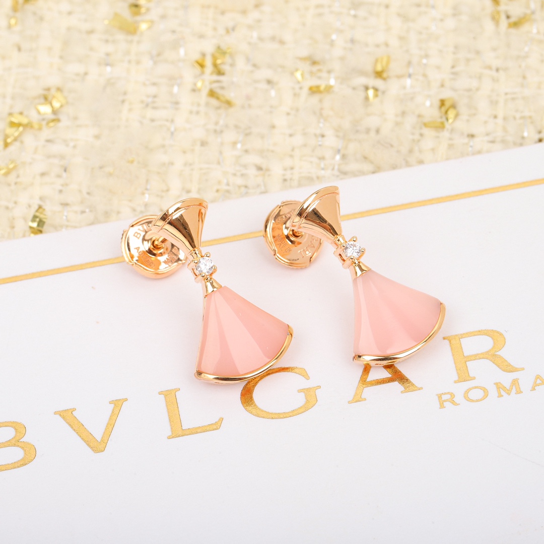 Bulgari fan earrings