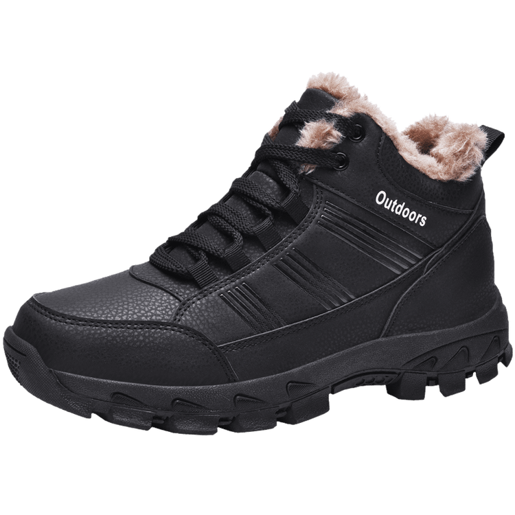 Men's Winter Plus Velvet Outdoor Anti-Ski Boots
