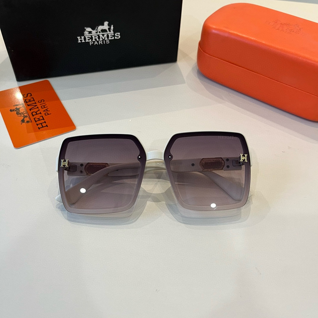 Hermes Square Frame Sunglasses