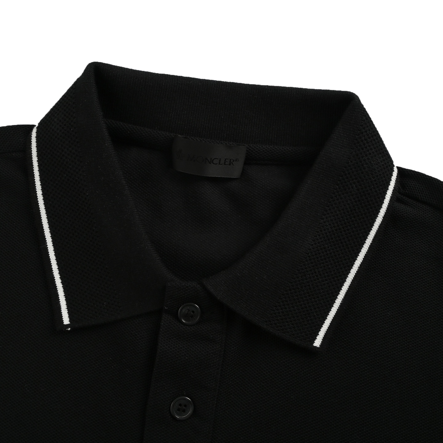 Moncler small badge Polo short sleeve