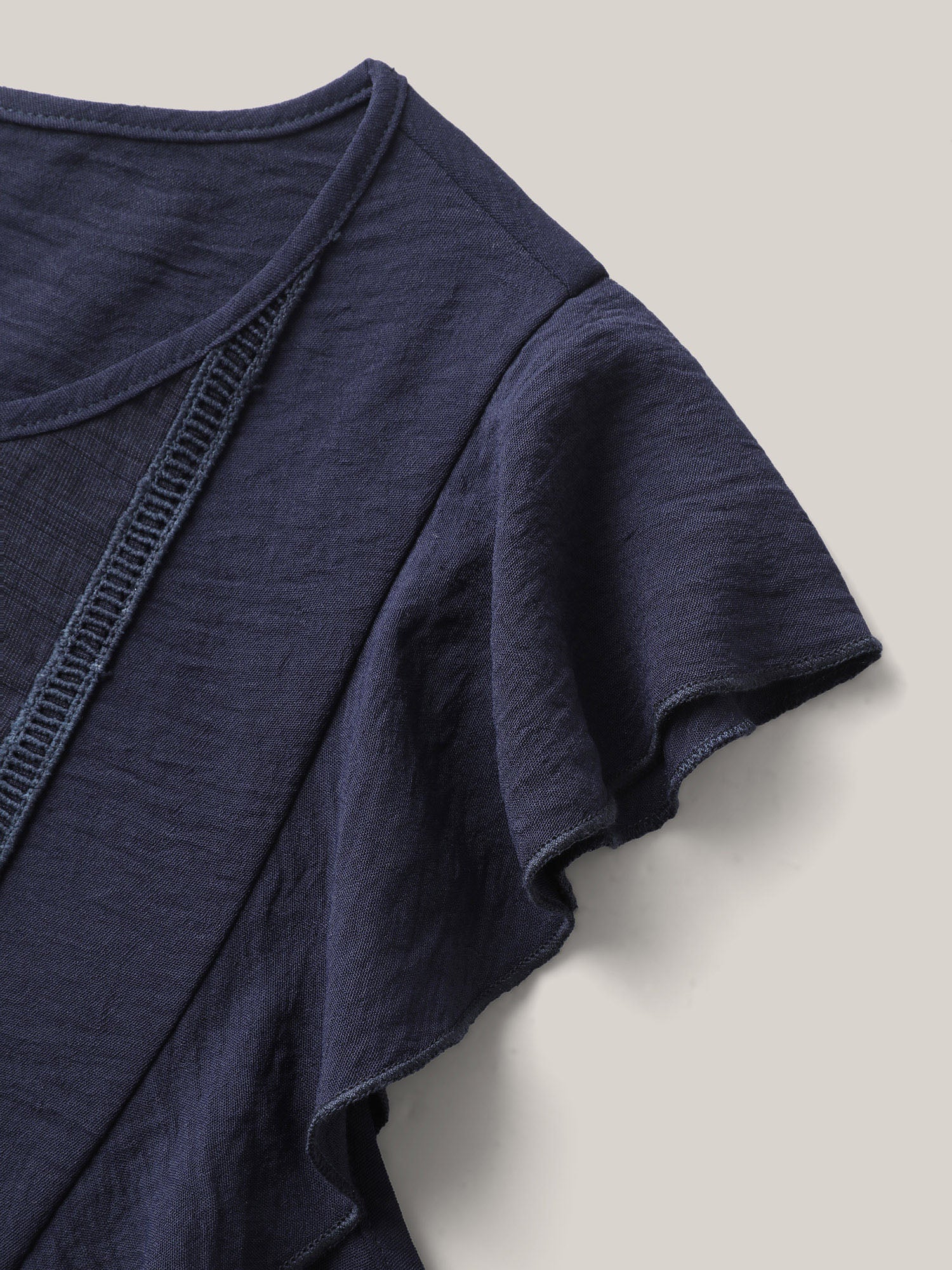 Floral Boho Print Ruffled Plain Blouse