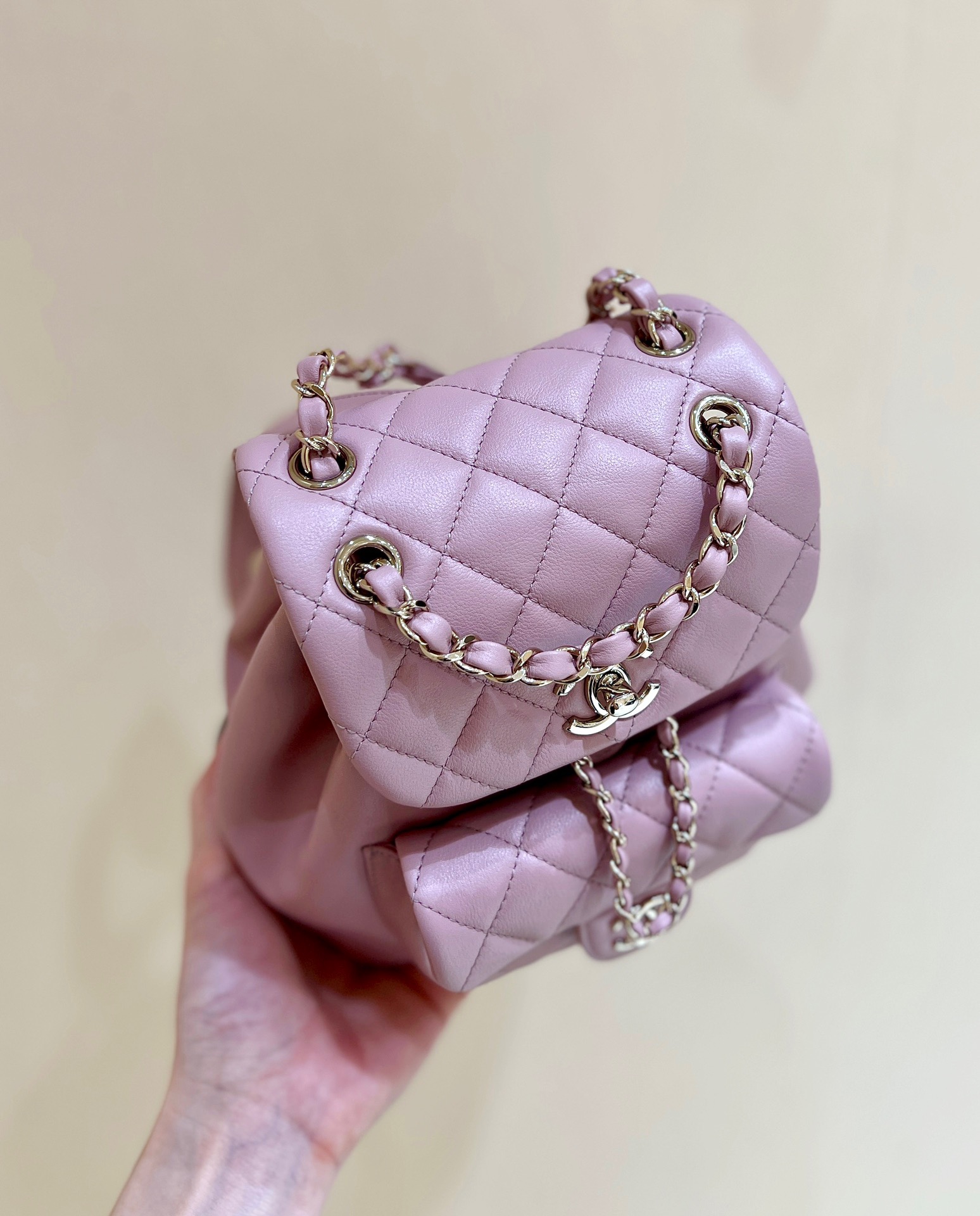 Chanel 24S duma small backpack AS2908