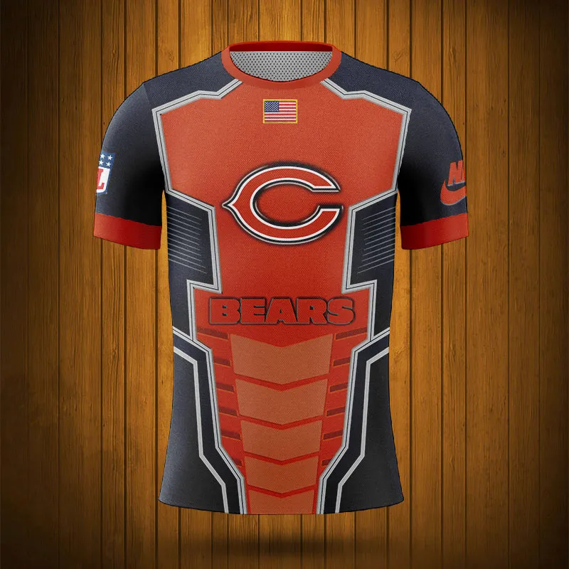 CHICAGO BEARS 3D HOODIE TTB4304
