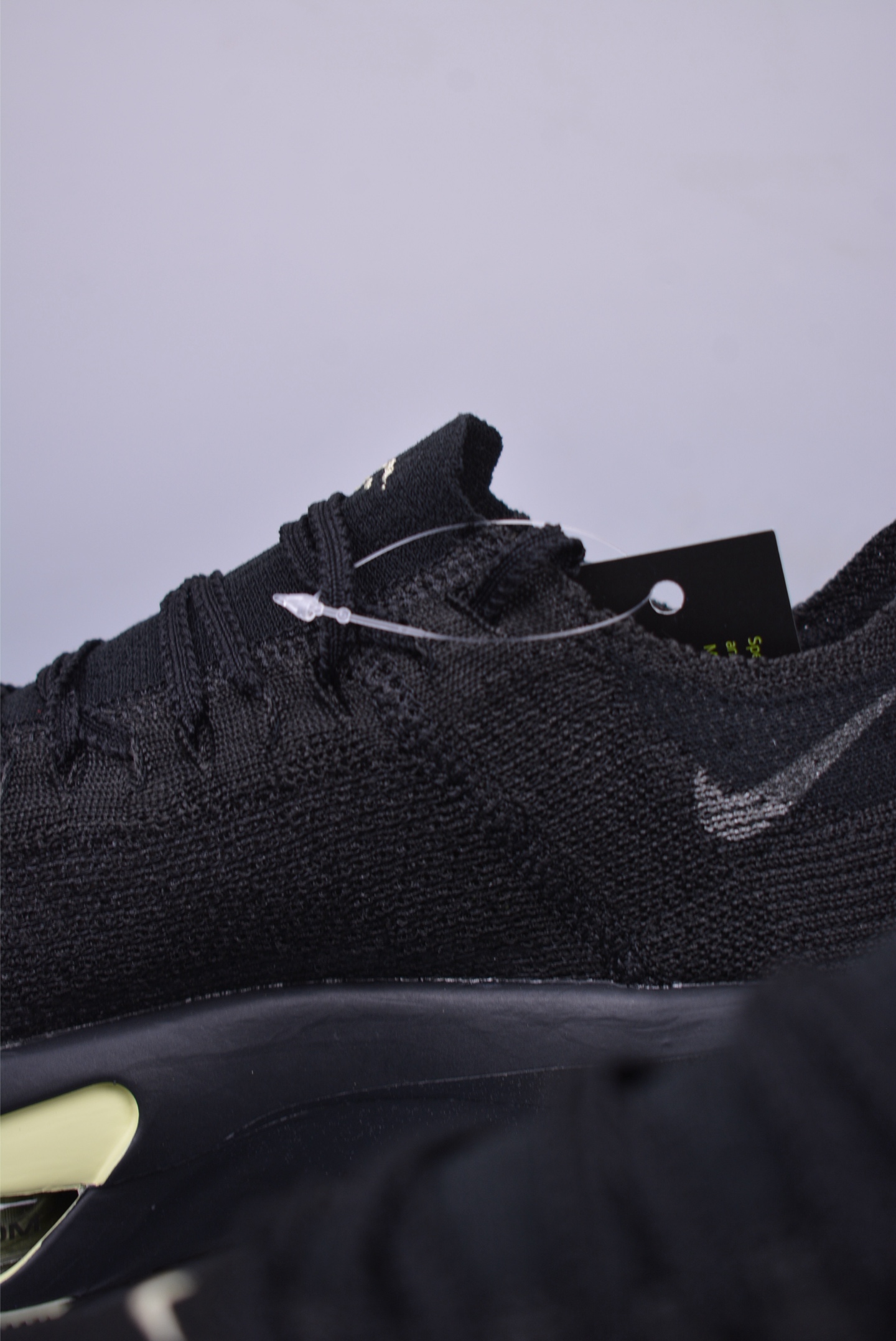 Nike Air Zoom Alphafly Next% 3 Proto running shoes knitted black, gray and yellow HV6350-001