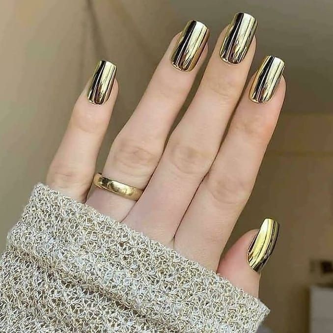 2025 Glamorous Chrome Metallic Mirror Nail Polish