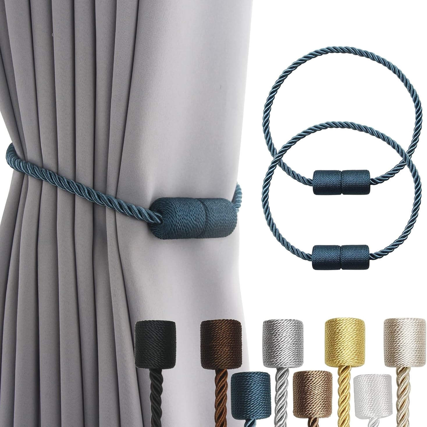 🔥On Sale🔥Strong Magnetic Curtain Tiebacks 2 Pack