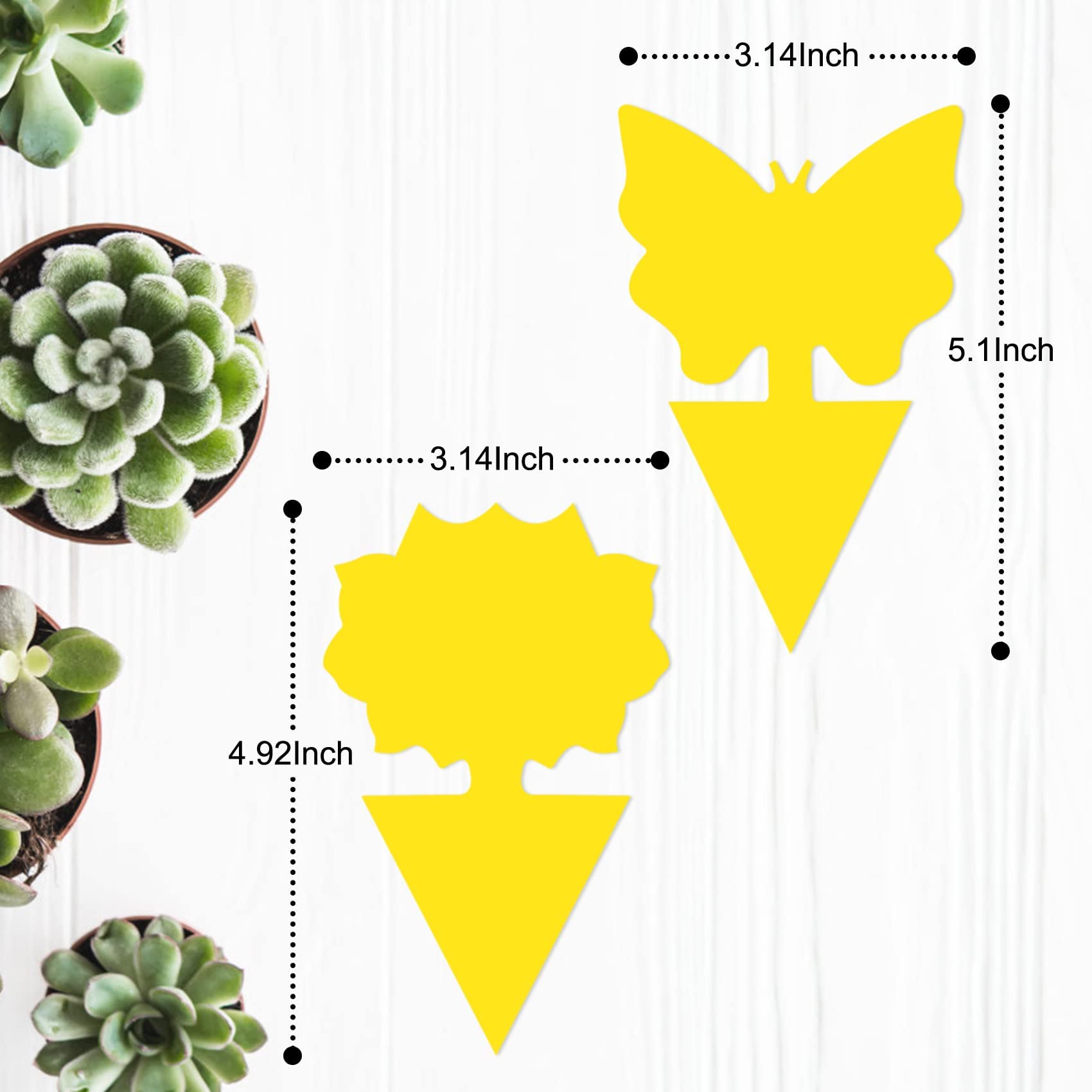 🔥Mother's Day Early Sale-[SAVE 50% OFF]--Double-sided Special-shaped Sticky Insect Trap--BUY 5 SETS GET 5 SETS FREE & FREE SHIPPING
