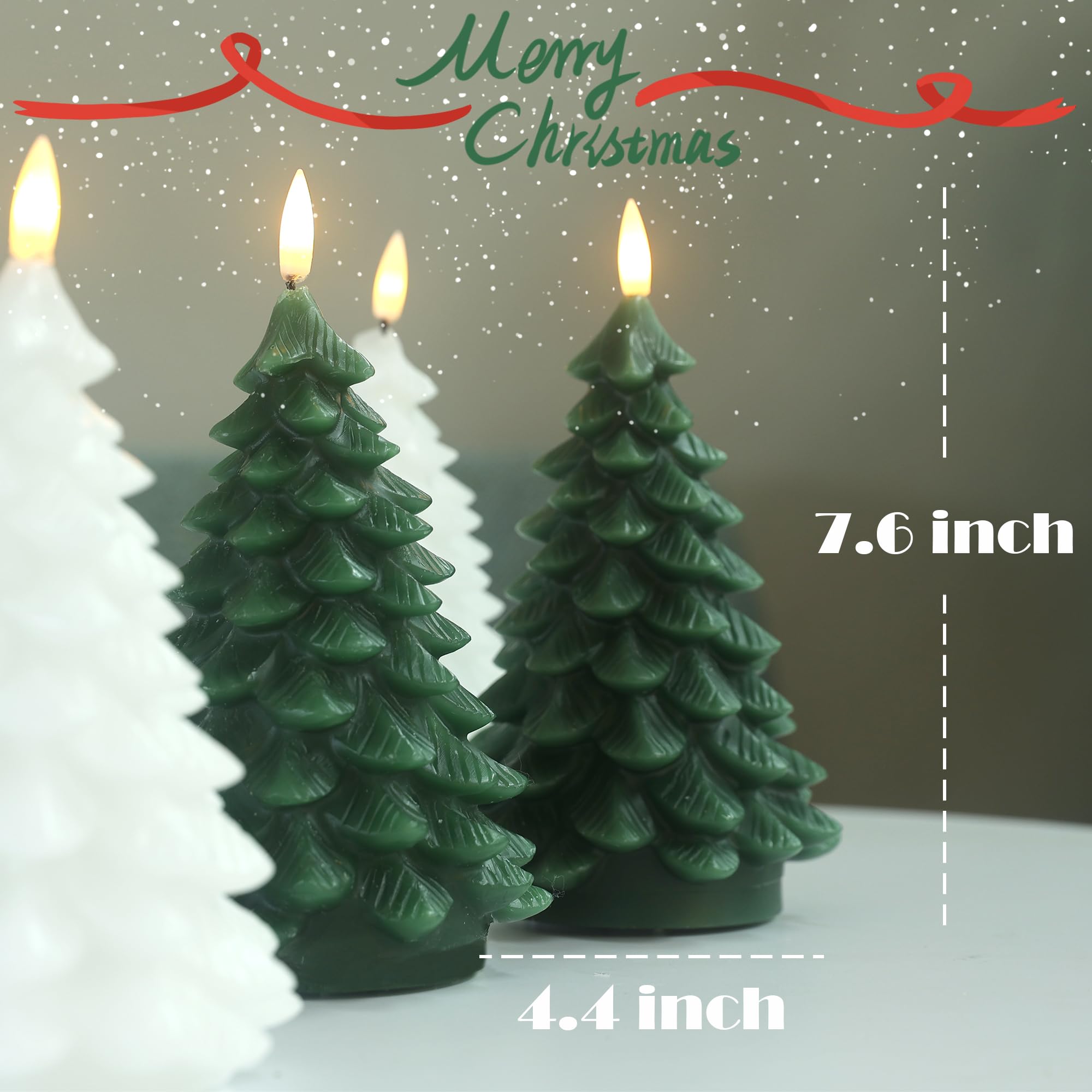 🎄Early Christmas Sale 49% OFF🎄2 Pack Christmas Tree Flameless Candles