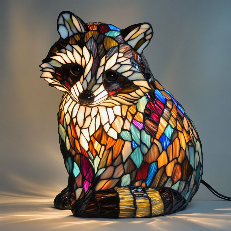 Raccoon Lamp
