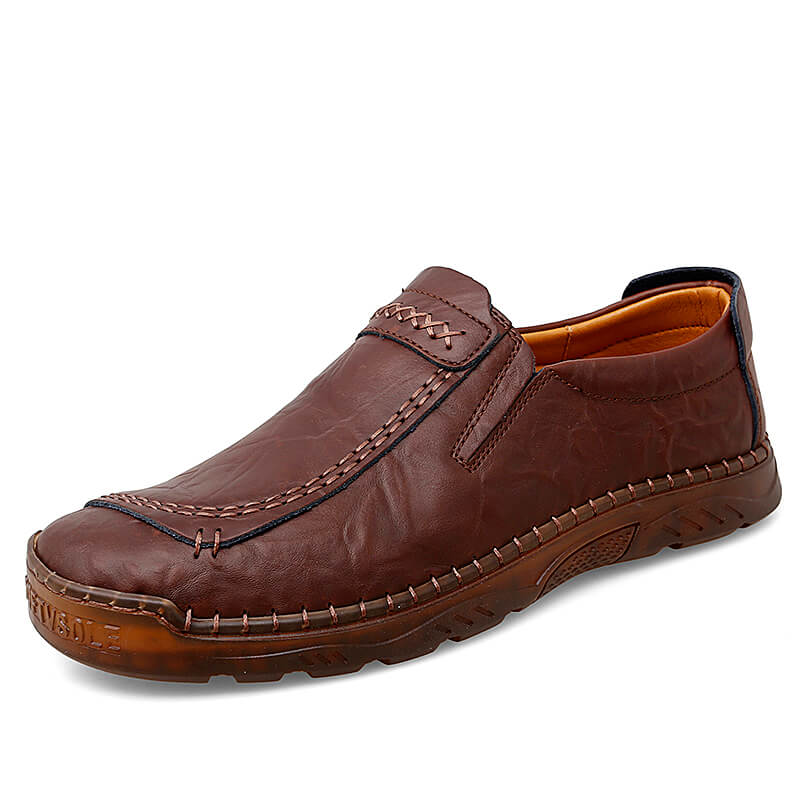Men's Handmade Slip-on Casual Leather Shoes