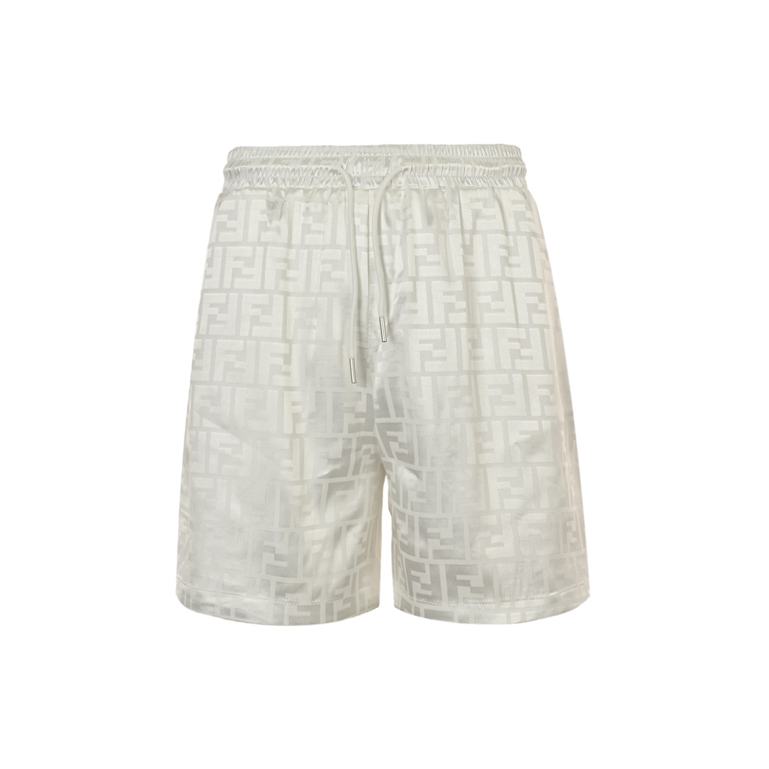Fendi 24ss FF obscure jacquard beach shorts