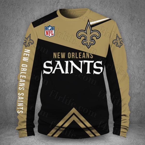 NEW ORLEANS SAINTS HOODIE PRINTED VIP 3D 04