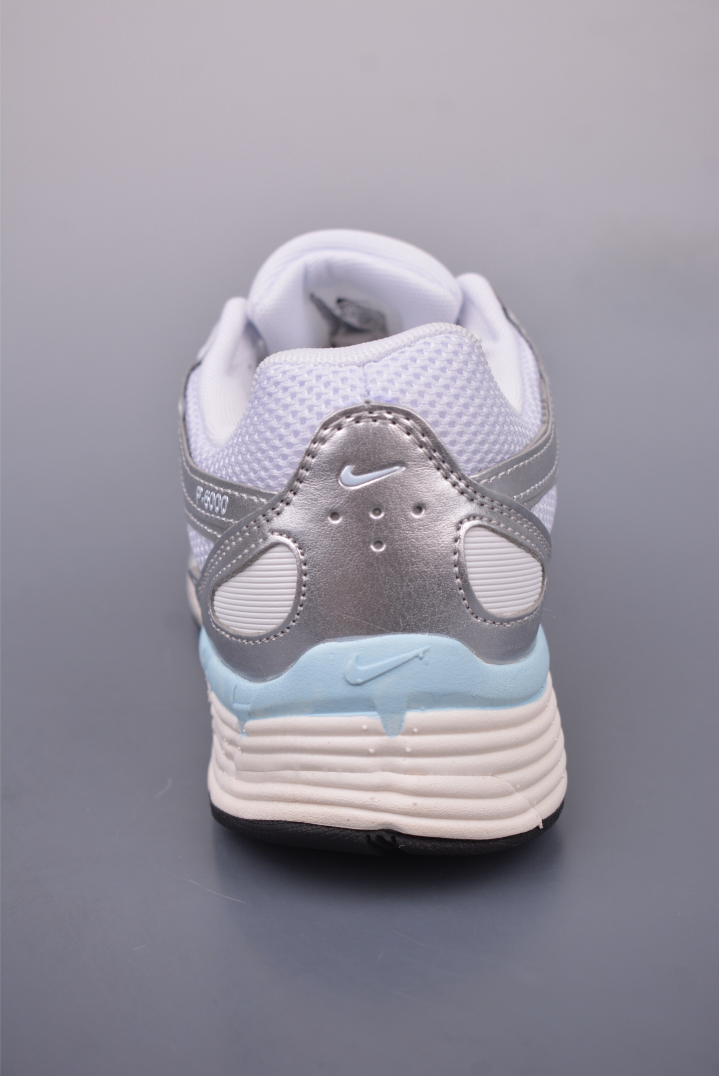 Nike Initiator Running Shoes Metallic Silver White Blue BV1021-106