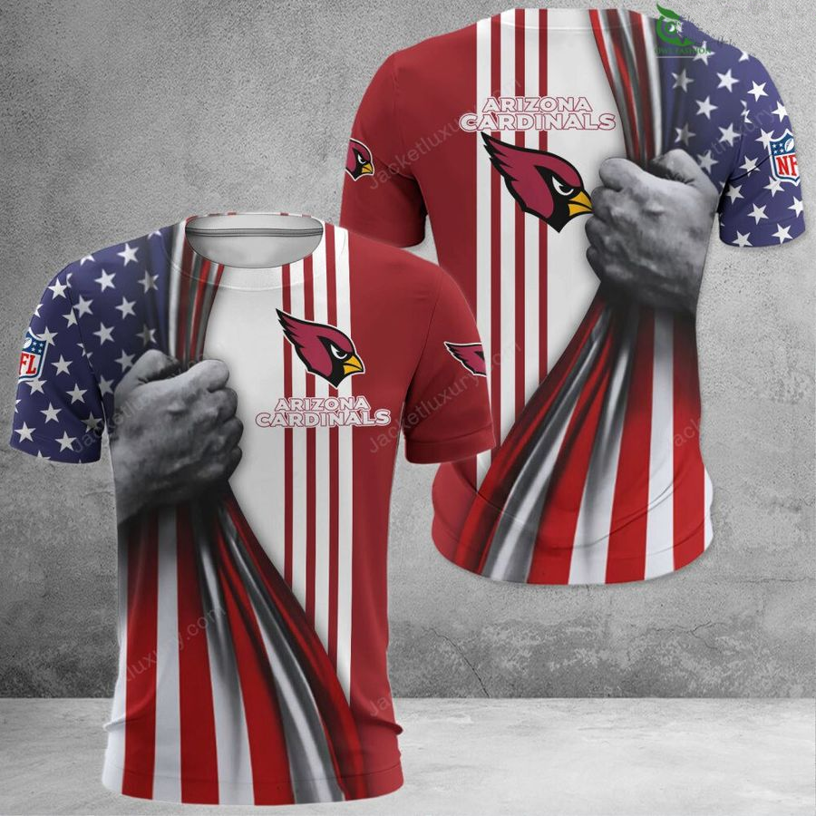 ARIZONA CARDINALS 3D HOODIE SKULL0804