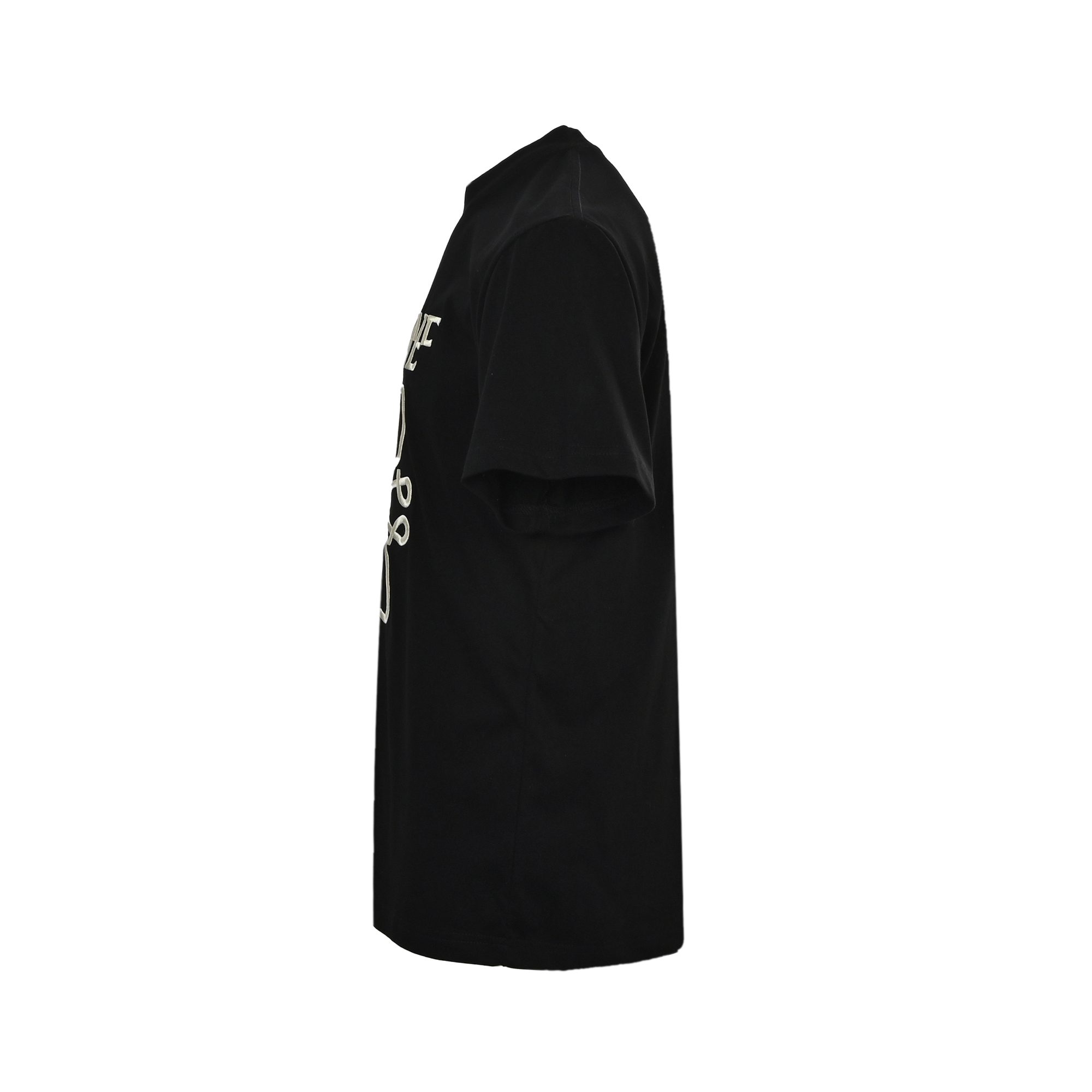 Loewe 24ss misplaced embroidered logo short sleeve