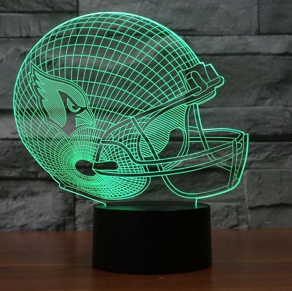 ARIZONA CARDINALS 3D LED LIGHT LAMP