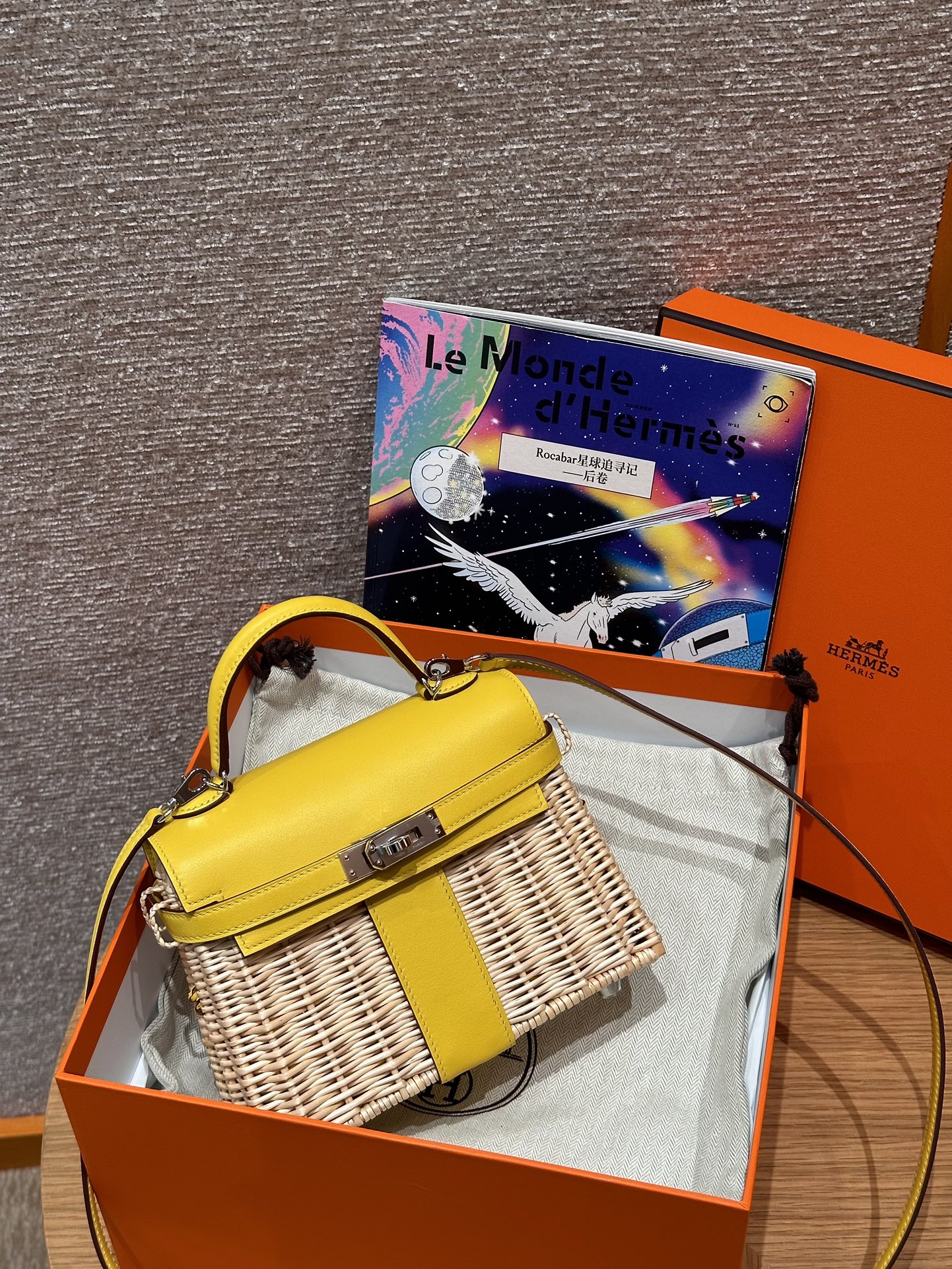 Hermès Kelly Picnic 9RLime Bag (Handmade to Order)
