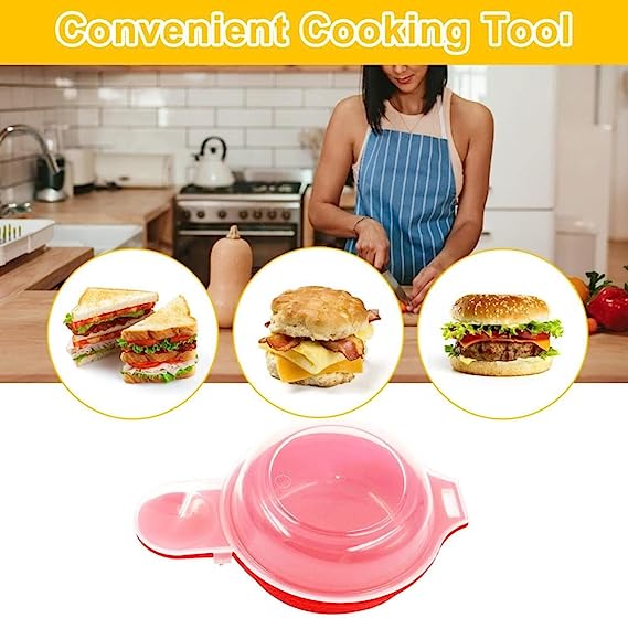 (🔥Last Day Promotion-SAVE 50% OFF)🍳EggWich Microwave Egg Cooker-BUY 1 GET 1 FREE