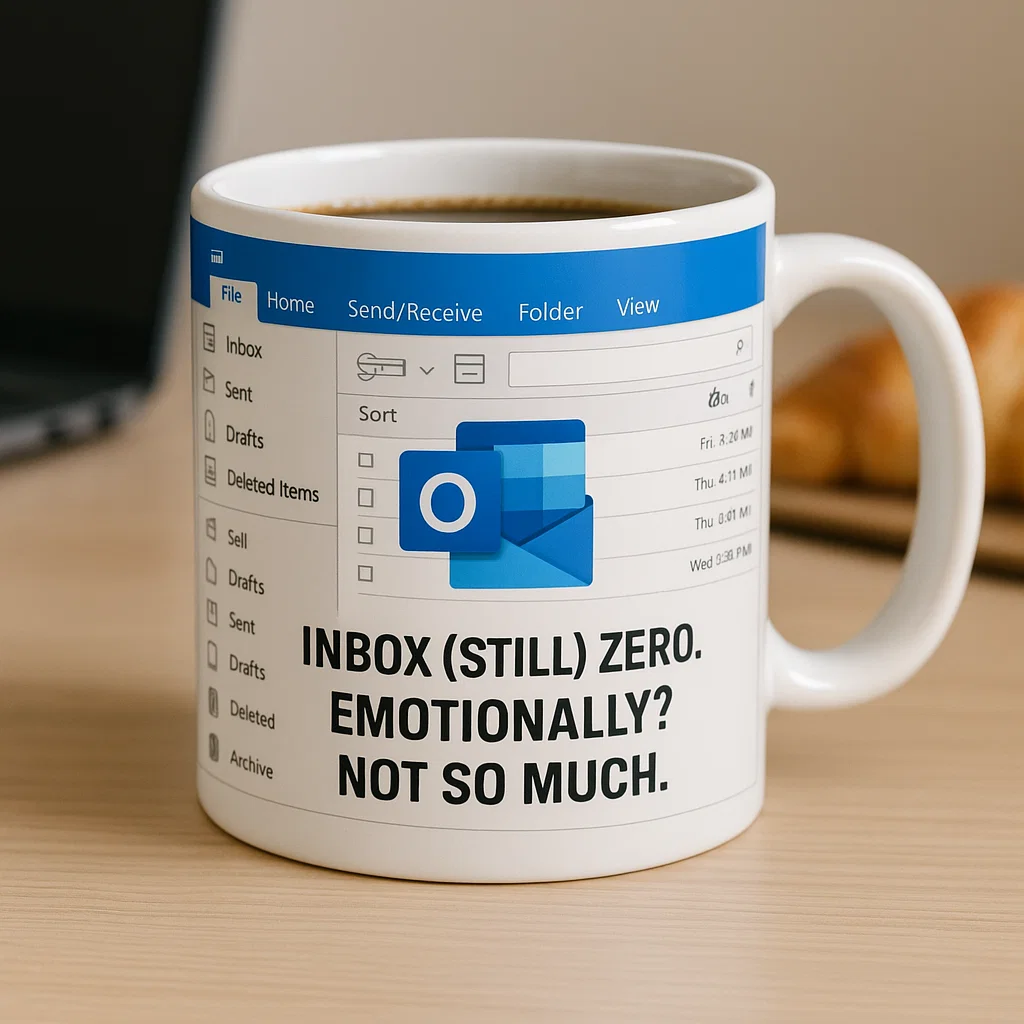 Office Mugs of Emotional Damage