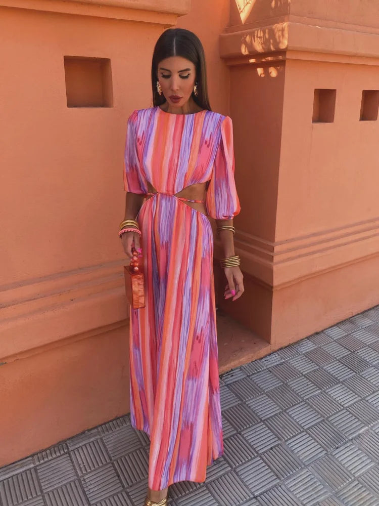 Chic Cut-Out Elegant Dress