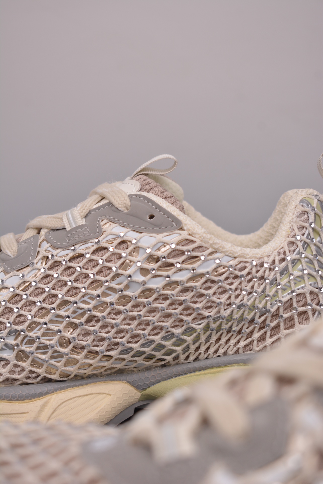 Balenciaga 3xl Fishnet Sneaker in Eggshell