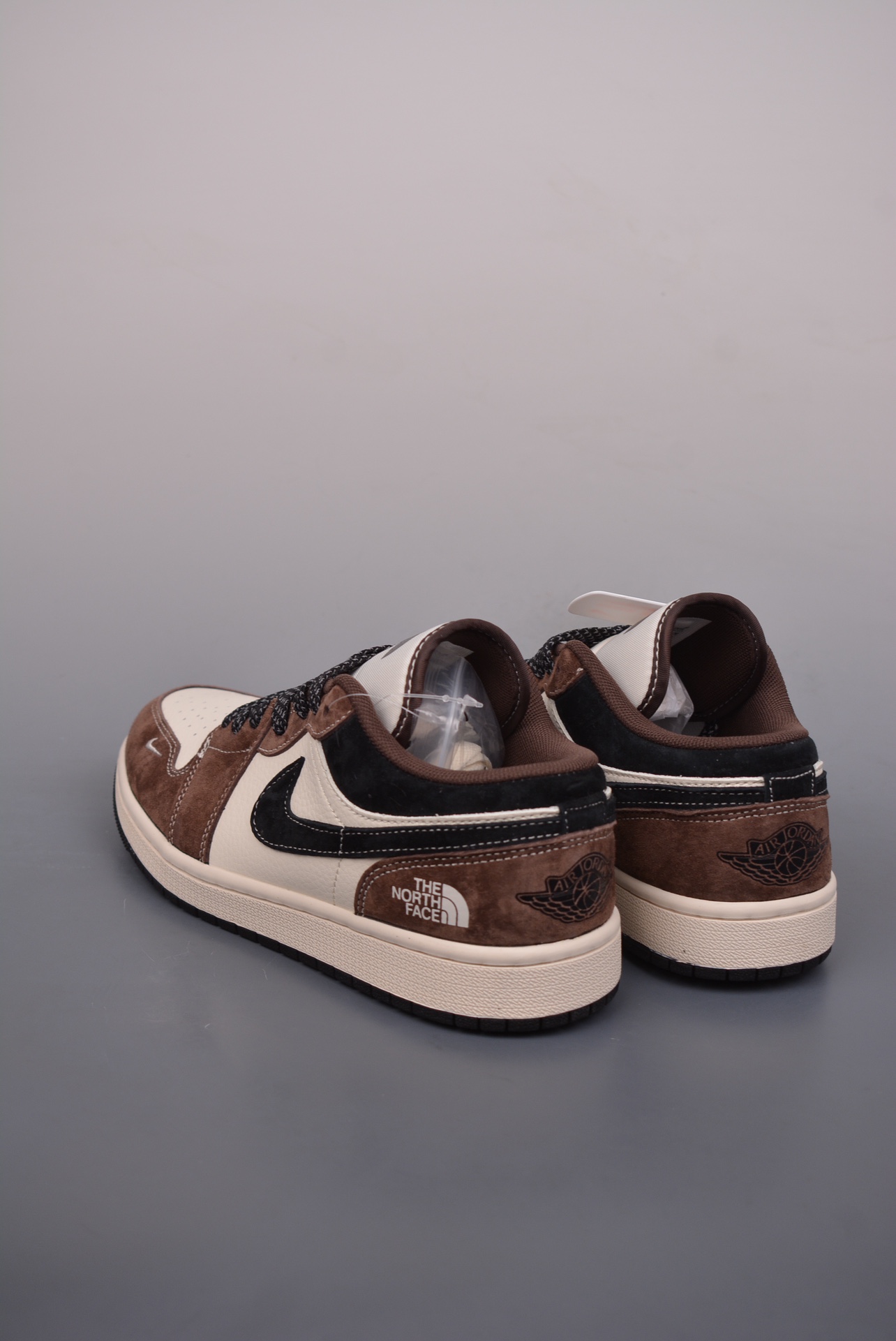 The North Face x Travis Scott x Nike Air Jordan 1 Low OG SP Brown Black Off-White XS6086-004