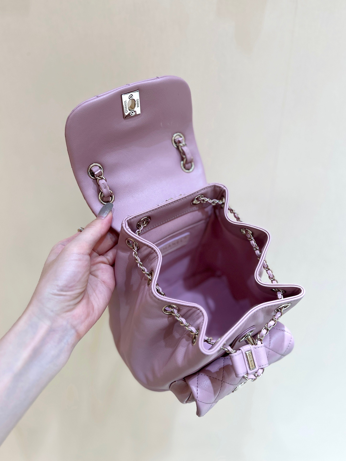Chanel 24S duma small backpack AS2908