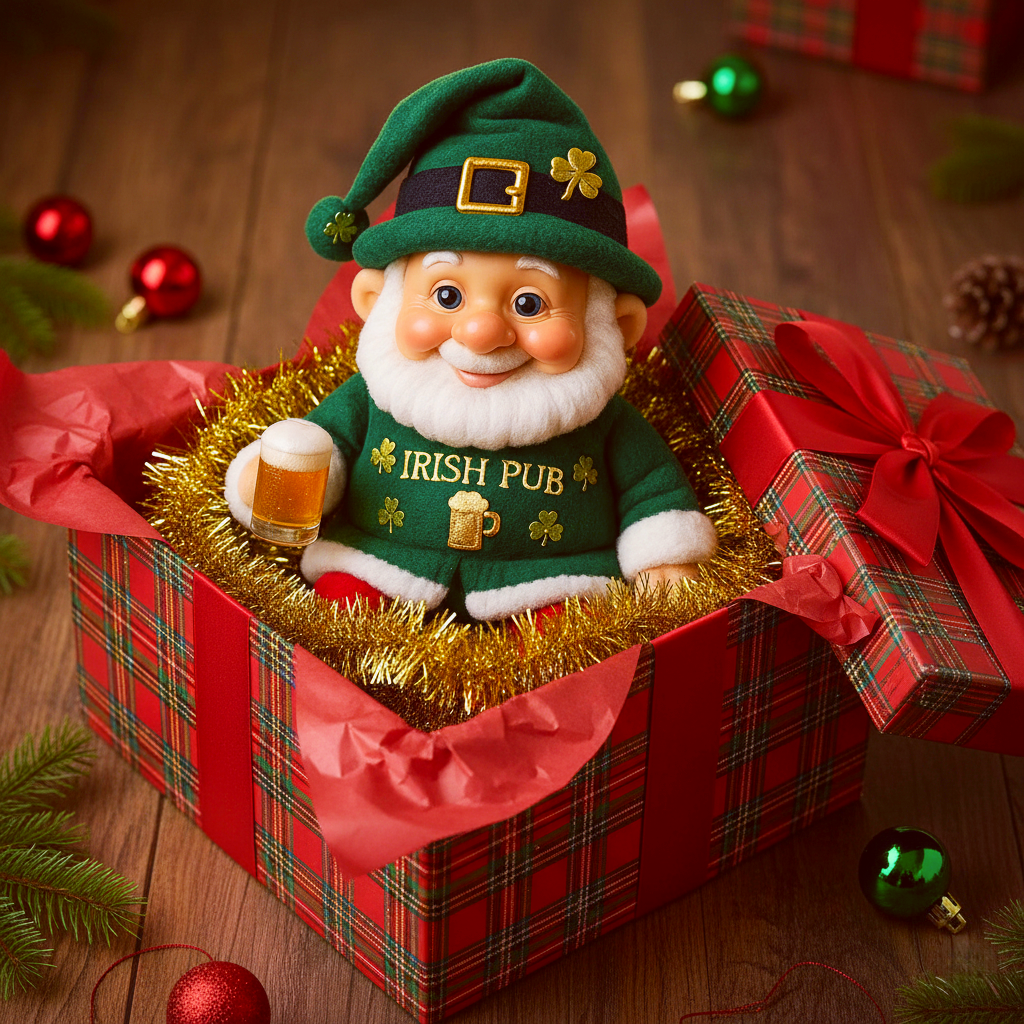 Irish Pub Leprechaun Doll