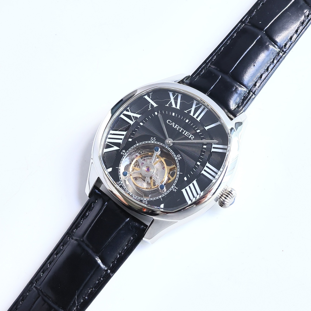 Cartier True Flywheel KF1 Rotonde de Cartier Tourbillon Cadran Love Tourbillon Watch