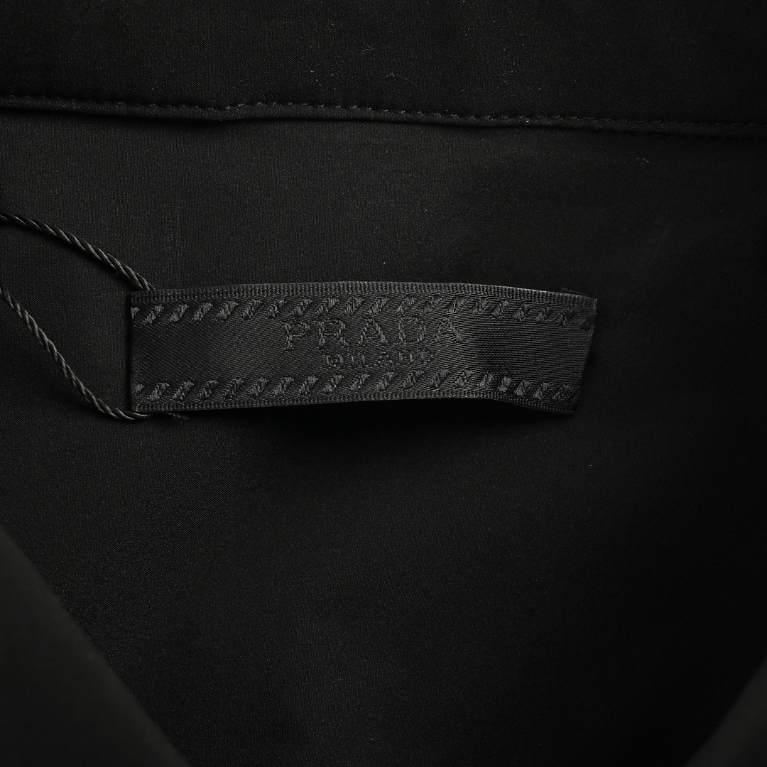 Prada 24Fw Classic Pocket Triangle Logo Shirt