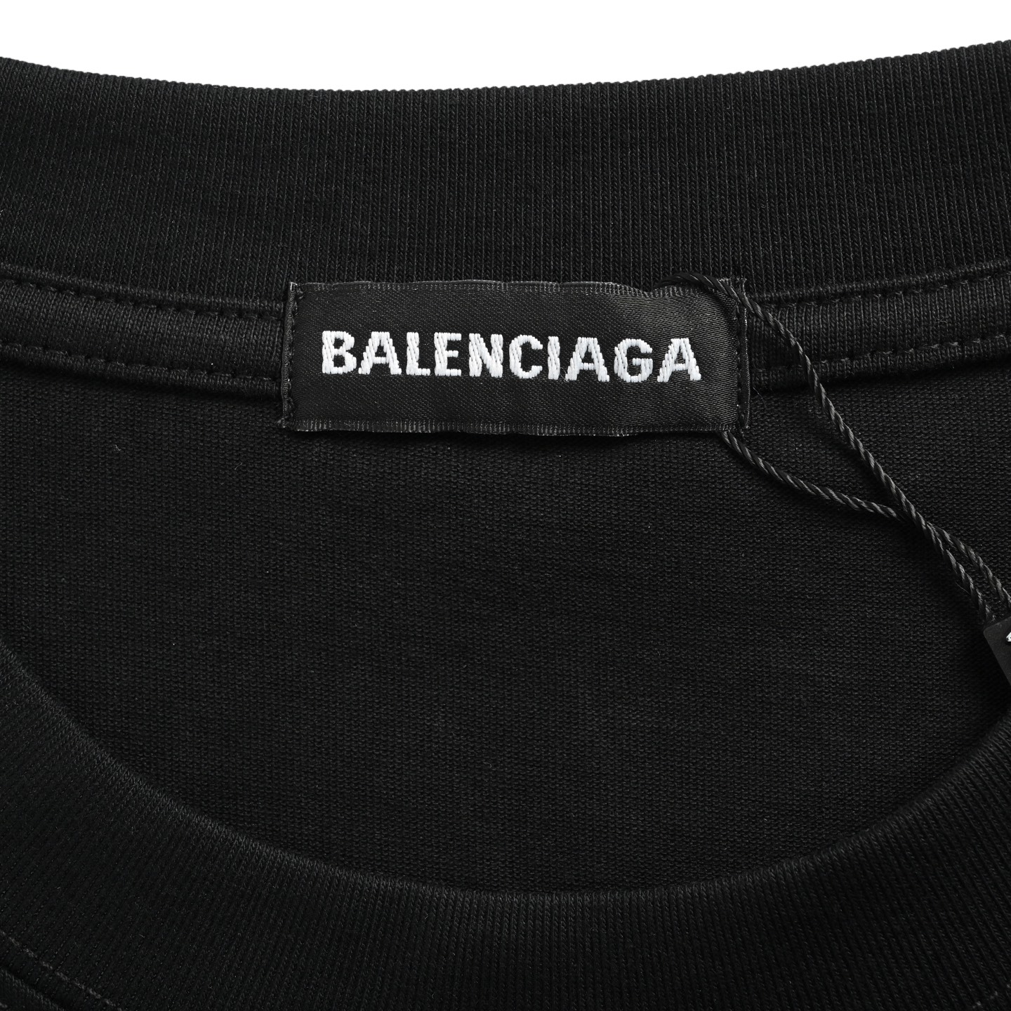 Balenciaga 25ss pearl letter short sleeve