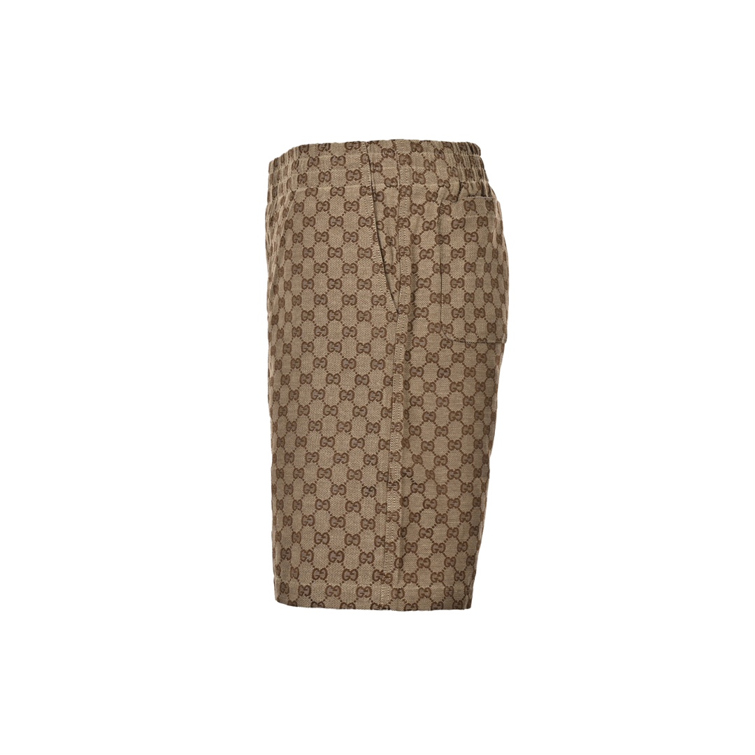 Gucci 24ss Double G printed jacquard canvas shorts