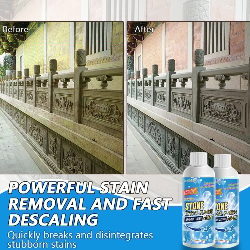 🔥2024 New Stone Stain Remover Cleaner(Effective Removal of Oxidation, Rust, Stains)