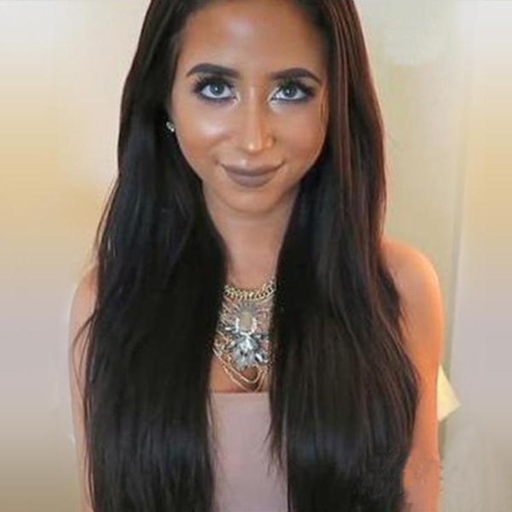 Luna N10 Women Layered Very Long Straight Wig for Afican American