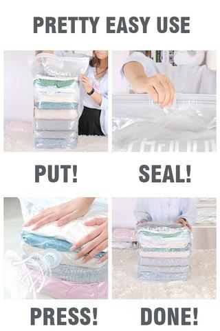 Free Hand Pump Vacuum Compression Bag