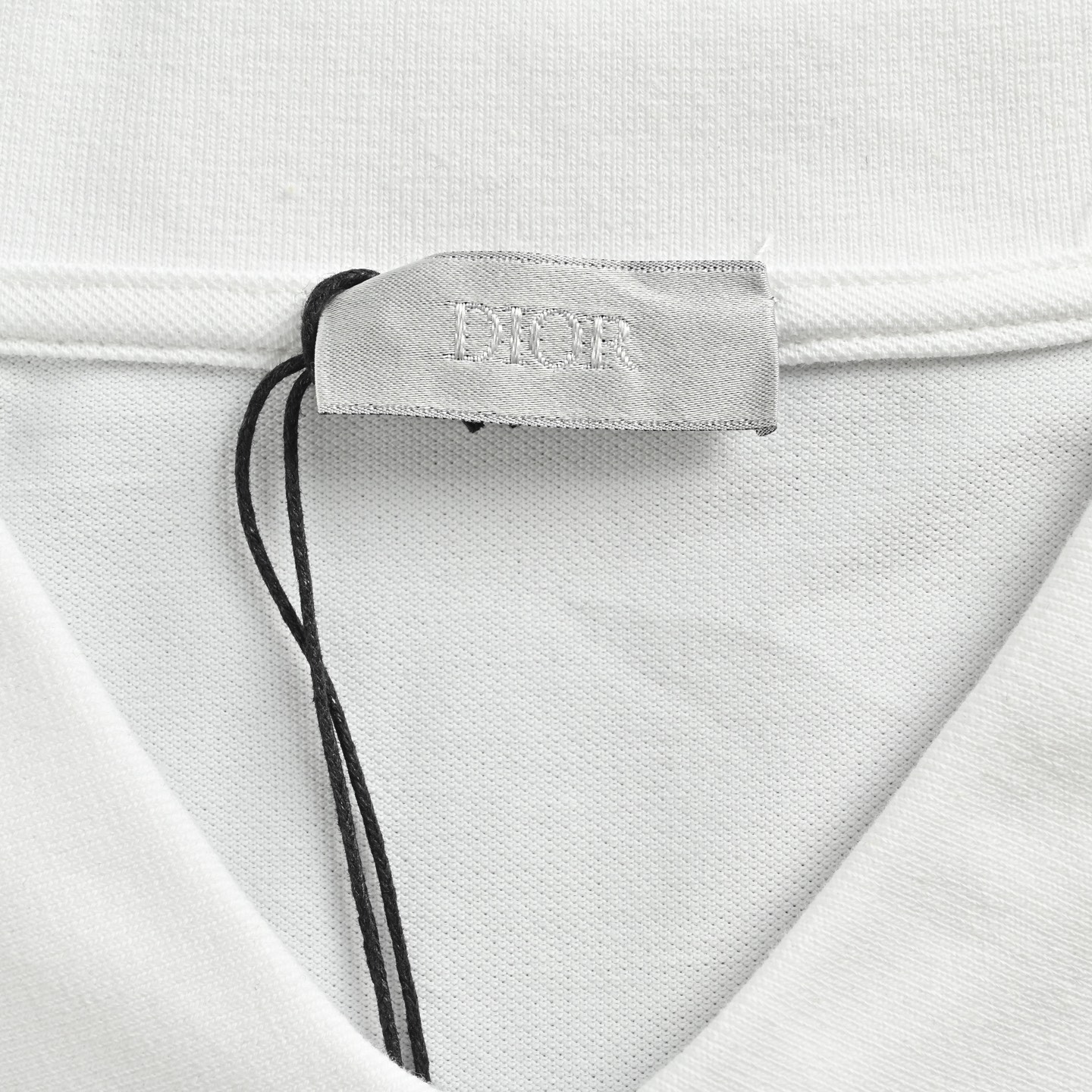Dior 25ss blue cat embroidered Polo short sleeve