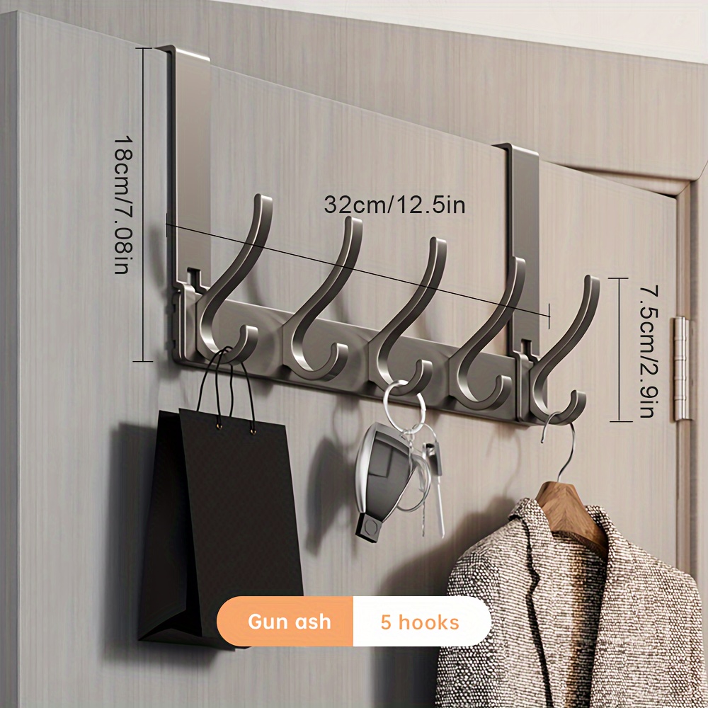 🔥ON SALE🔥Heavy-duty Aluminum Carbon Steel Over-The-Door Hook