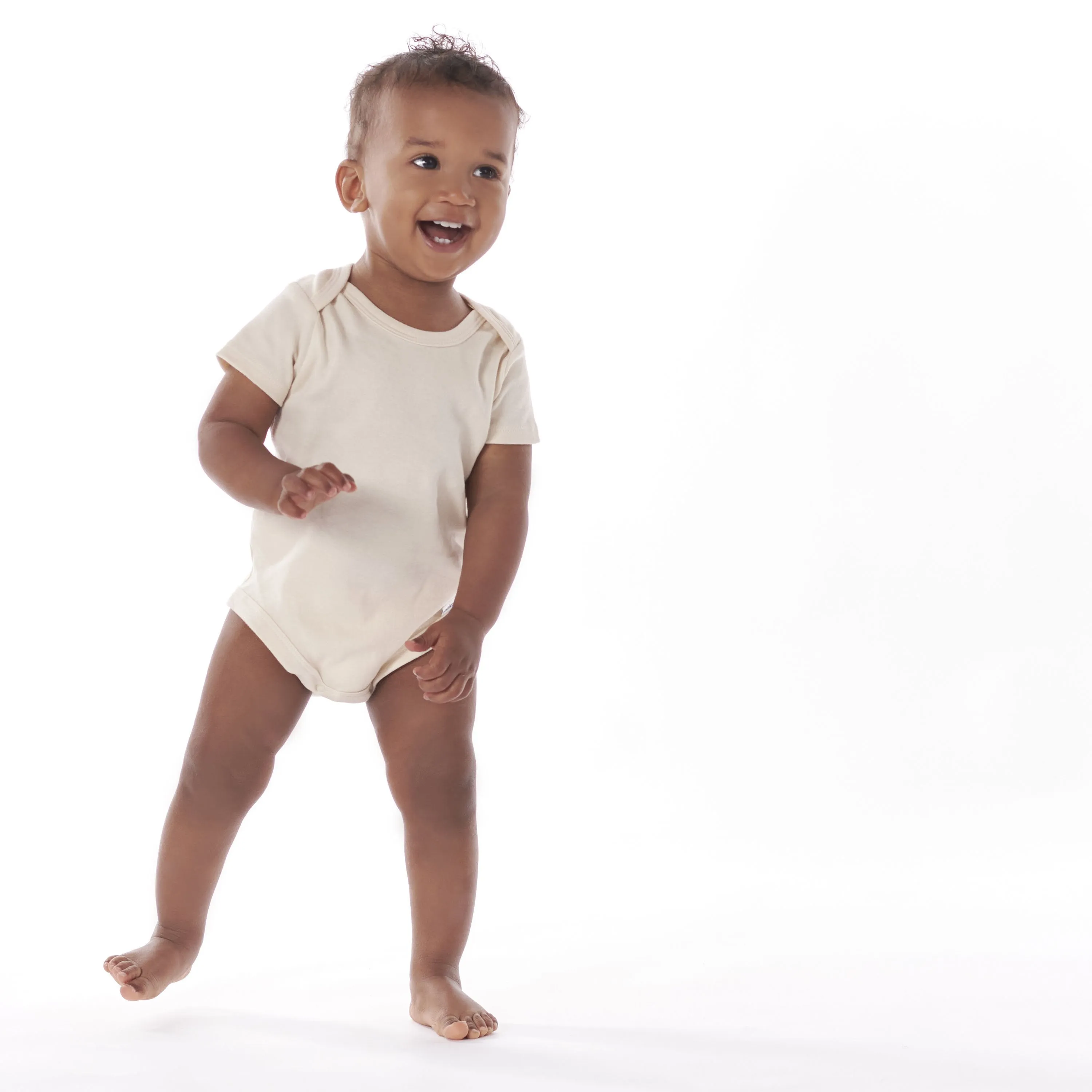 5-Pack Baby Natural Premium Short Sleeve Onesies Bodysuits