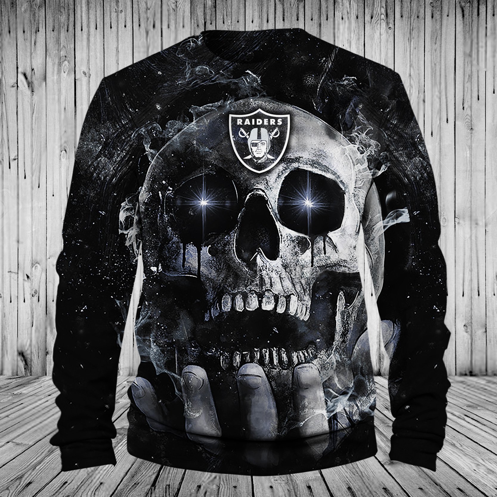 RAIDERS HOODIE 3D SKULL 61