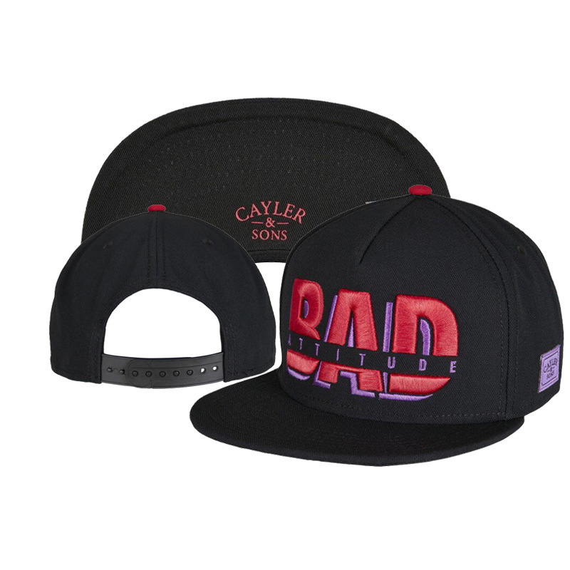 Street dance men and women's trendy embroidered street sun hat flat brim hip hop hat