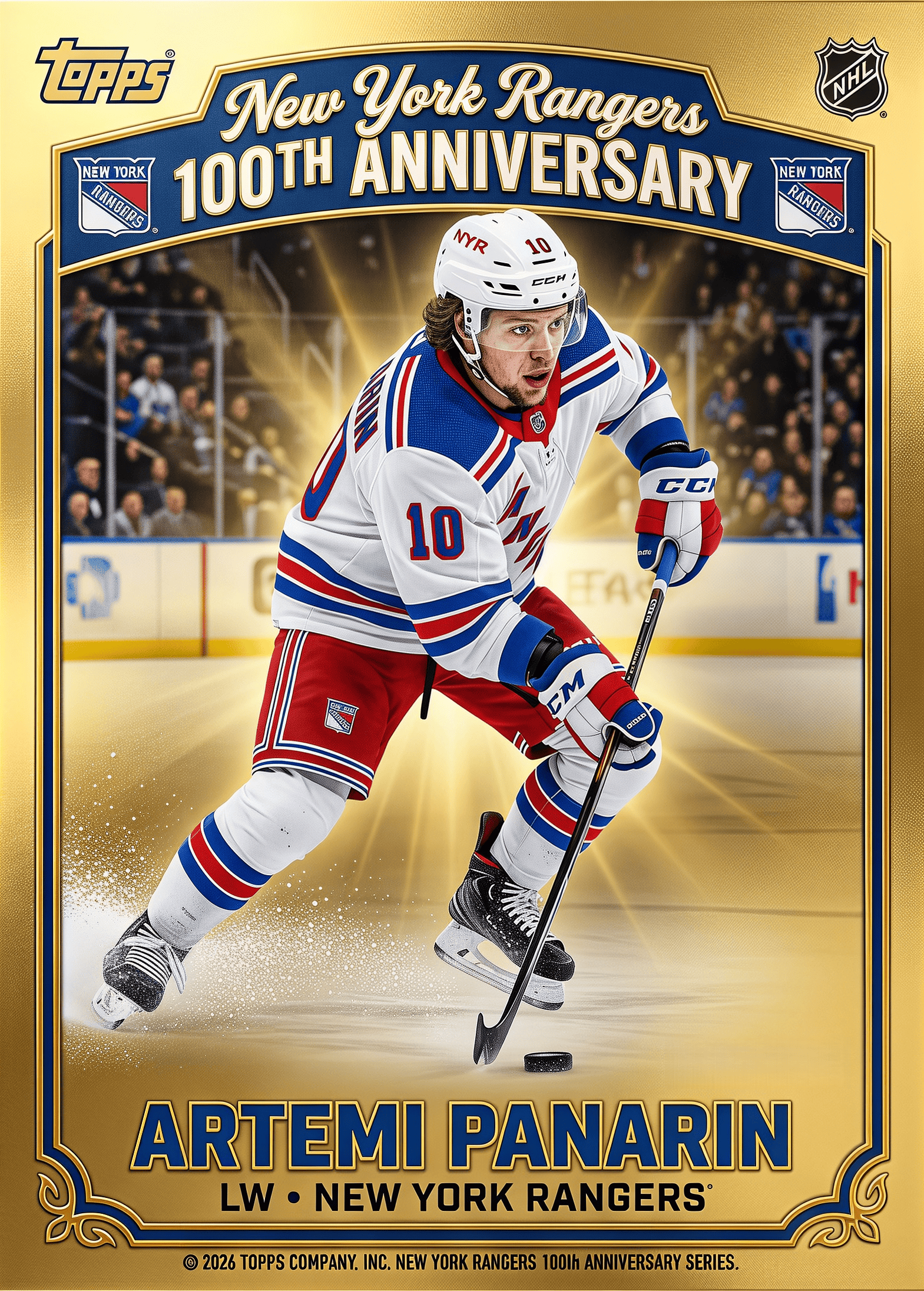 2026 New York Rangers 100th Anniversary Hobby Box