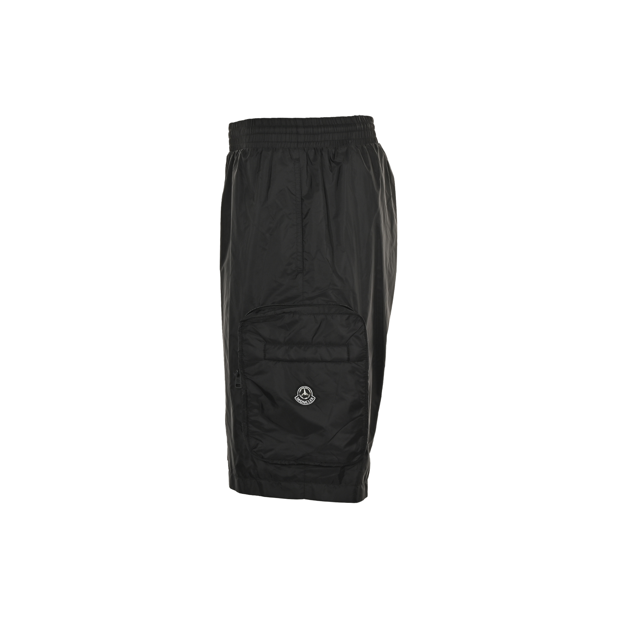 Moncler three-party collaboration packable nylon shorts